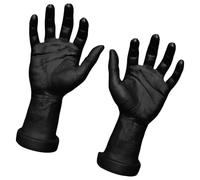 Ahmany 2Pcs Mannequin Hands for Nails Art Practice and Design Projects Sturdy PVC Materials Mannequin Hands for Rings Display Jewelry Display Stand