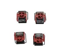 Ahmany 4PCS Hot Swappable Clicky Opt Switches for Mechanical Keyboards Featuring 1.5mm Quick Actuation and Force 45g Fast Response