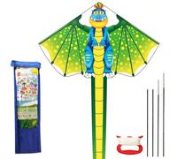 Ahmany Easy to Fly 1.2M Long Tail Kite with Reel Stable Flight, Bright Color Children Learning to Fly Toy for Outdoor Fun Amusement Toy