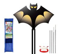 Ahmany Easy to Fly 1.2M Long Tail Kite with Reel Stable Flight, Bright Color Children Learning to Fly Toy for Outdoor Fun Amusement Toy