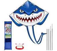 Ahmany Easy to Fly 1.2M Long Tail Kite with Reel Stable Flight, Bright Color Children Learning to Fly Toy for Outdoor Fun Amusement Toy