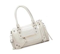 Ahmany Fashionable Retro Shoulder Bag Soft Suedes Fabric Elegant Carry Methods Roomy Interior Perfect for Autumn Winter Season Adjustable Strap