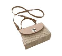 Ahmany Permanent Plaited Casual Purse Large Capacity Crossbody Phone Wallet Storage City Existence Green Woven Bag