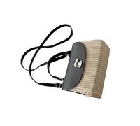 Ahmany Permanent Plaited Casual Purse Large Capacity Crossbody Phone Wallet Storage City Existence Green Woven Bag