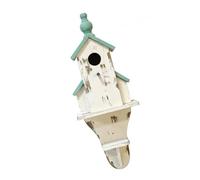 Ahmany Protective Wood Bird Nesting Box House Breeding Nest House for Hummingbirds Sparrow Bad Weather Resistant Nesting Box