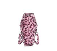 Ahmany Streetwear Coffin Crossbody Bag PU Shoulder Purse Multiple Compartments Adjustable Strap Punk Inspired Coffin Shaped Crossbody