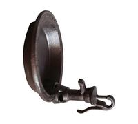Ahmany Sturdy Weather Resistant Cast Iron Bird Bath and Feed Tray Suited for Courtyard Deck or Terrace Position Heavy Duty Bird Bowl