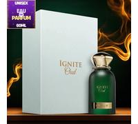 Ahmed Al Maghribi Ignite Oud Eau De Parfum 60ml - Unisex Leather, Oud, Cedarwood, Amber & Moss