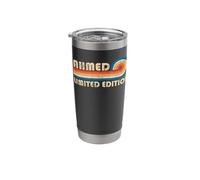 Ahmed Retro 70s 80s Sunset Stripe Stainless Steel Insulated Tumbler