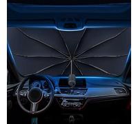AHMESA Car Windshield Sun Shade Umbrella, For Mercedes Benz GLS 2015-2022 Foldable Car Windscreen Sun Shade Blocks UV Ray