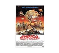 ahnld Barbarella Film Poster Print - 1968 - Science Fiction - One Sheet Artwork - Digitaler Download Canvas Poster Bedroom Decor Landscape Office Room Decor Gift 12x18inch(30x45cm)