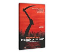 ahnld Children of The Corn Stephen King Movie Poster Canvas Poster Bedroom Decor Landscape Office Room Decor Gift 08x12inch(20x30cm)