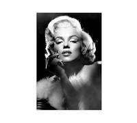 ahnld Marilyn Monroe Classic Portrait C. 1950's - Black & White Canvas Poster Bedroom Decor Landscape Office Room Decor Gift 24x36inch(60x90cm)