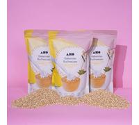 AHO Germinated buckwheat 2 kg refill, organic from Germany and Austria, plastic-free packaging, raw food organic buckwheat germinated and gently dehydrated at 42 °C