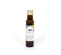 AHO Omega 3 Linseed Oil and Microalgae Oil in 100 ml Glass Bottle