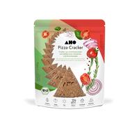 AHO Pizza Cracker made from Organic Spelt Sprouts, Raw Food Cracker from Germinated Primary Grain from German Organic Cultivation, Superfood Sprout Cracker, 100% Organic, Vegan, Raw | Plastic-Free Packaging (100 g)
