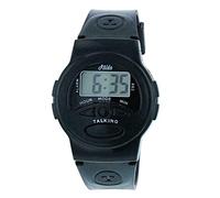 AHOO Digital English Talking Watch for Blinds Alarm Elderly Visually Impaired Black for Men Women Clear Sound Hourly Tone Alarm Once