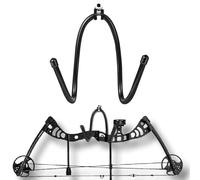 AHOSOUTLY Bow Hanger Display Flexible Archery Rack Bow Wall Mount Holder Wall Hook Stand Bow, Rubber Protection and No Scratches