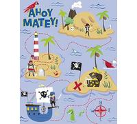 Ahoy Pirate Party Game (15cm x 22cm) - Colorful & Engaging, Adventure Treasure Hunt - Perfect for Family & Friends - 1 Pc
