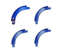 Ahpoon Track Pieces Connectors Compatible with Hot Wheels,90 Degree,Size XL,4 Packs