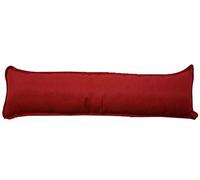 AHR LTD. New Plain Giant Jumbo Fabric Draught Excluder Decorative Simple Door or Window Draft Guard Winter Air Stopper (RED)