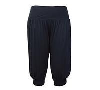 AHR® Womens Harem Trousers ALI Baba Shorts Pants Baggy Hareem Leggings Plus Size 8-26 (XXL(UK 20-22), Black)