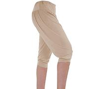 AHR® Womens Harem Trousers ALI Baba Shorts Pants Baggy Hareem Leggings Plus Size 8-26 (XXXL(UK 24-26), Beige)