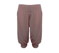 AHR® Womens Harem Trousers ALI Baba Shorts Pants Baggy Hareem Leggings Plus Size 8-26 (XXXL(UK 24-26), Mocha)