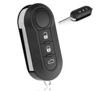 AHRLIC 3 Pack Buttons Car Key Fob Case for Vans - 3 Replacement Flip Key Shells with Blade, Screwdriver & Keyring - Compatible with Fiat Ducato, Citroën Relay, Peugeot Boxer, Panda, Punto, Black