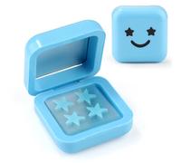 AHRLIC 32 Star Acne Patches for Face - Hydrocolloid Spot Stickers to Cover Blemishes, Cute Pimple Dots with Mirror Case, Overnight Spot Patches for Oily Skin, Gentle Zit Stickers for Travel & Skincare