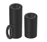 AHRLIC M8 Black Flat Washers 50PCS, Stainless Steel 304 Penny Washers for Screws and Bolts, M8 x 16mm Anti-Corrosion Metal Washers for Load Distribution in DIY, Automotive, Construction Use
