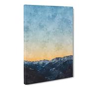 Ahrntal Mountain Valley In Italy Canvas Print | Gallery Wrapped 30mm Frame Wall Art | 20x14 inches | Ready to Hang | Modern Landscape Picture | Living Room Bedroom Lounge Office