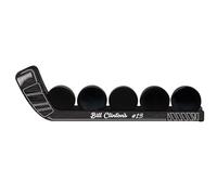 AHROZHOUIK Personalised Hockey Puck Shelf Custom Name Number Funny Sport Theme Display Shelf Souvenir Collectables Display Holder Gift For Ice Hockey Lover Christmas Birthday (style 15)