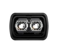 AHRPKAMERD 1pcs OR 2pcs For 240SX S13 Universal Car Rectangle 5X7 7x6 Inch LED Headlight Hi-Low Beam H4 Headlamp Replacement Front Lamp Assembly(1pcs 90W)