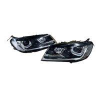 AHRPKAMERD 1pcs OR 2pcs For Touareg 2015 2016 2017 Car Headlamp Head Lamp Daytime Running Light DRL Turn Signal Headlight Assemblie Front Lamp Assembly(2pcs)