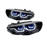 AHRPKAMERD 2 Pcs For 4 Series F32 F36 2013-2019 2018 Car Lights LED Headlight Projetor Head Lamp Daytime Running Light Accessories Front Lamp Assembly(2013-2019 8 PIN)