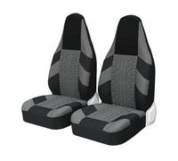 AHRPKAMERD 2pcs For MERCURY Universal Car Seat Covers High Bucket Tire Style Sport Front Seat Protector Seat Protectors(GRAY 2PCS)