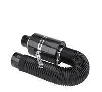 AHRPKAMERD 76mm 3" Universal Air Intake System With Hose Cold Carbon Fiber Induction Filter Box Hose Pipe Intake