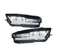 AHRPKAMERD Car Headlight Assembly 2pcs For A7 2011-2018 Car Front Headlight Headlamp Assembly Head Lamp LED DRL Daytime Running Light Headlights Unit(2011-2014 10pins)