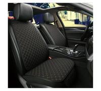 AHRPKAMERD For MG For ZS For GT For HS RX5 MG5 MG6 Car Seat Cover Seat Cushion Front Row Back Row Linen Accessories Seat Protectors(Black Beige 2 seat)