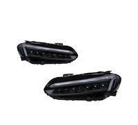 AHRPKAMERD Headlights Assembly 2pcs For Civic 11Gen 2022 2023 Car Headlights Full LED Headlamp Assembly Projector Lens Accessories(Halogen)