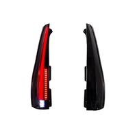 AHRPKAMERD Replacement Rear Light FOR Escalade FOR 3rd Gen 2007-2014 2pcs Sequential Turn Signal Rear Lamps Assembly Tail Lights Tail Lamp(Smoked with Red Turn)