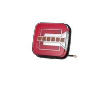 AHRPKAMERD Replacement Rear Light Universal 4 Inch 12V 24V Square Tail Light License Plate Tail Lamp