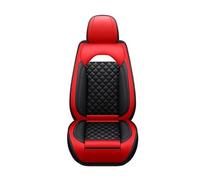 AHRPKAMERD Seat Covers 1 Seat For Lancer L200 For Carisma For Eclipse For Cross For Pajero 4 Sport For ASX Car Seat Cover Leather Accessories Seat Protectors(Black Red)