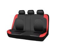 AHRPKAMERD Seat Covers 2 3 Seat Or 5 Seat For C2 For C3 For C4 For Cactus For C5 Car Covers Seats Front Rear PU Leather Seat Protector Cushion Seat Protectors(Backseat-red)