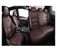 AHRPKAMERD Seat Covers For Eclipse For Cross L200 For ASX For Outlander For Pajero Sport For Lancer X Car Seat Covers Custom PU Auto Interior Seat Protectors(Full Set-Coffee)