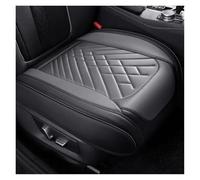 AHRPKAMERD Seat Covers For MG For ZS For EV For GT For EHS RX5 MG4 For MULAN MG5 For MARVEL R MG6 Universal Car Seat Cover Cushion Pu Leather Seat Protectors(Black Gray 1 Seat)