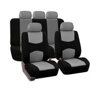 AHRPKAMERD Seat Covers For Qashqai For X-Trail 350z For Altima For Juke For Lannia For Nv200 For Pathfinder For Rogue Car Fabric Seat Covers Seat Protectors(5Seats-Grey)