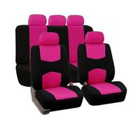 AHRPKAMERD Seat Covers For Qashqai For X-Trail 350z For Altima For Juke For Lannia For Nv200 For Pathfinder For Rogue Car Fabric Seat Covers Seat Protectors(5Seats-Pink)