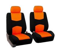AHRPKAMERD Seat Covers For Qashqai For X-Trail 350z For Altima For Juke For Lannia For Nv200 For Pathfinder For Rogue Car Fabric Seat Covers Seat Protectors(2Seats-Orange)